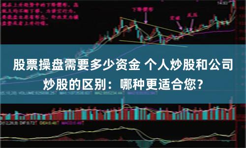 股票操盘需要多少资金 个人炒股和公司炒股的区别：哪种更适合您？